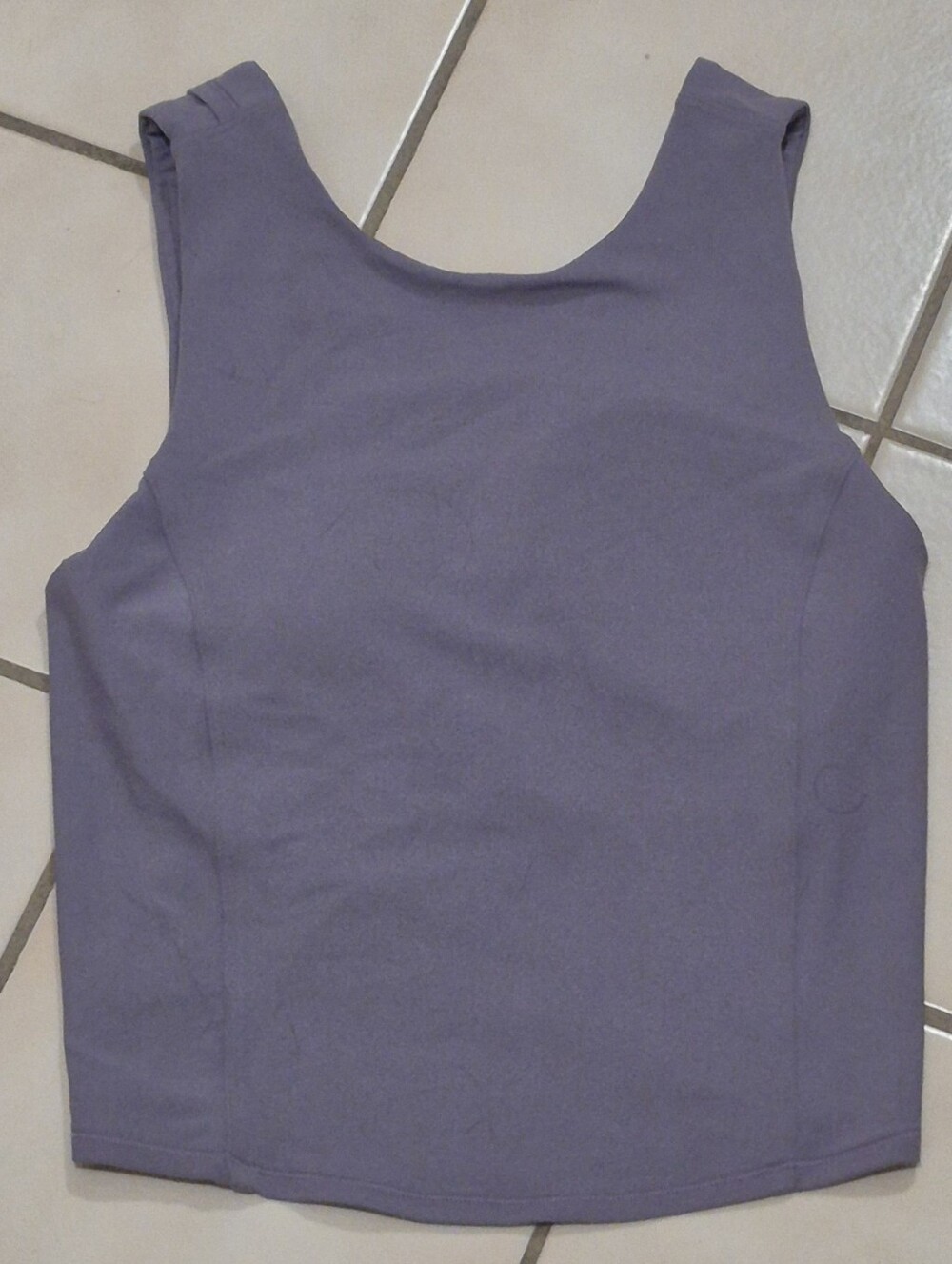 Lululemon Nulu Twist-Back Yoga Tank Dusky Lavender Size 2